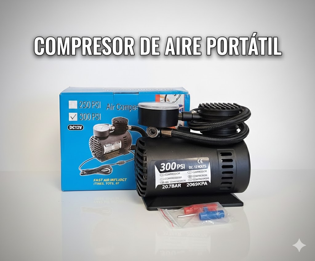 COMPRESOR DE AIRE PORTATIL